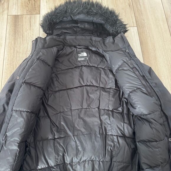 The North Face Arctic Parka Women's M Black "Well Loved, Still Brave" Edition - Picture 3 of 15